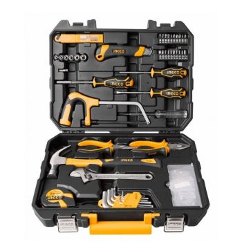 Ingco Tool Kit 117 PCS-Black Yellow - Hardware And Tools - Best Price in Pakistan - HitShop.pk